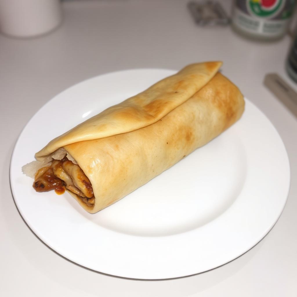 ساندويش شاورما بصورة هاتف عادية قبل تحسين Boostr